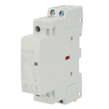 Бытовой контактор переменного тока на din-рейке 2P 16A 220V/230V 2NO 50/60 Гц