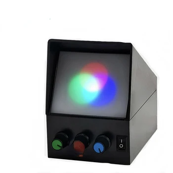 Оптический экспериментальный учебный прибор с регулируемой яркостью трехцветный источник света Трехцветный синтезатор света