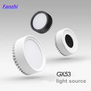 GX53-светодиодный модуль источника света, светильник-тарелка, коробка мощностью 7 Вт, лампочка, смелый потолочный светильник без стробоскопа