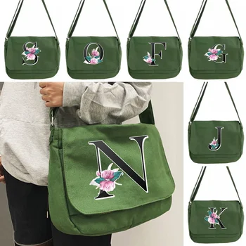 Женская сумка-мессенджер на молнии из белого мрамора, Маленькая хлопчатобумажная холщовая сумочка, Повседневная сумка-Тоут, Женская эко-сумка через плечо, Винтажные сумки