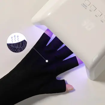 Горячие инструменты для дизайна ногтей, Радиационно-стойкие перчатки для Маникюра, Одноразовая сушилка для ногтей, Перчатки для защиты варежек От ультрафиолетовых лучей, светодиодная лампа