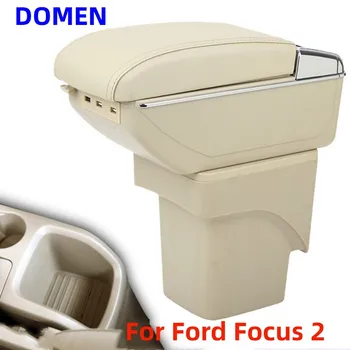 Для Ford Focus 2 подлокотник коробка Оригинальный специальный центральный подлокотник коробка модификация аксессуары Двухслойная USB зарядка