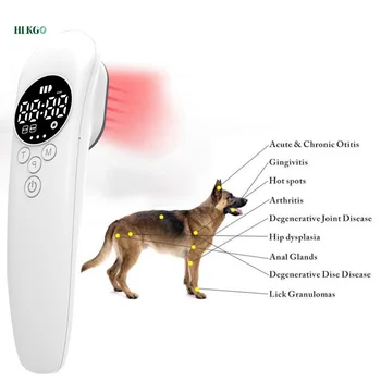 ветеринарное оборудование для физической медицинской терапии 650нм + 808нм лазер для обезболивания/заживления ран