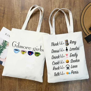 Сумки для покупок с графическим Мультяшным Принтом для девочек, Модная Повседневная сумка Pacakge для рук