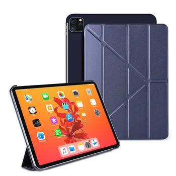 Чехол Для iPad Pro 11 2022 2021 2020 2018 4-го, 3-го, 2-го, 1-го Поколения, Искусственная Кожа, Смарт-чехол, Пластиковая твердая задняя крышка, чехол для планшета