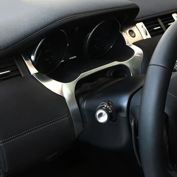 Для Land Rover Range Rover Evoque 2012-2016 Интерьер автомобиля, передняя панель, край крышки, рамка, отделка ABS, хромированные аксессуары для LHD