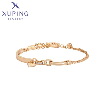 Xuping Ювелирные Изделия Новое Поступление Модные Очаровательные браслеты Love золотого цвета для женщин X000452624