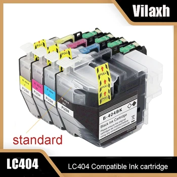 Стандартные Совместимые Чернильные картриджи Vilaxh North America LC404 с чипом Для принтеров Brother MFC-J1205W, MFC-J1215W