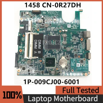 CN-0R27DH 0R27DH R27DH Бесплатная Доставка Материнская плата Для 1458 S1458 Материнская плата ноутбука 1P-009CJ00-6001 HM55 DDR3 100% Полностью Протестирована В порядке