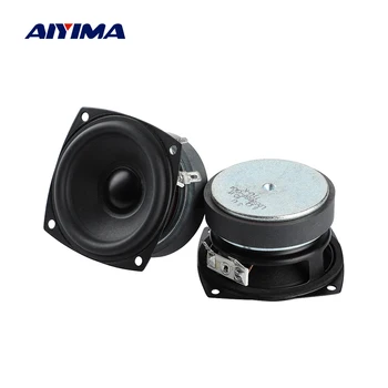 AIYIMA 2шт 2,5-Дюймовый Портативный Динамик полного диапазона 8 Ом 30 Вт Аудио Громкоговоритель для домашнего кинотеатра Конус из шерстяного волокна для Bluetooth-динамика