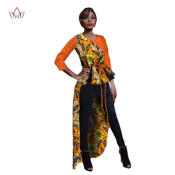 Африканская одежда из Бинтаревого воска для женщин, Длинный топ Дашики, Африканская одежда, Базен, Большие Размеры, Традиционная африканская одежда, WY2075