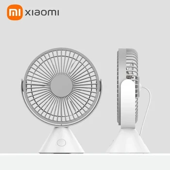 Настольный вентилятор Xiaomi, Новый Портативный охлаждающий вентилятор для Умного дома, Может Висеть вертикально, Вентилятор с USB-бесщеточной турбиной, Мини-Портативный кондиционер