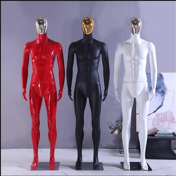 Пластиковый полностью АБС мужской художественный тканевый манекен для модели тела, витрина для магазина свадебных платьев, железная платформа-манекен D144