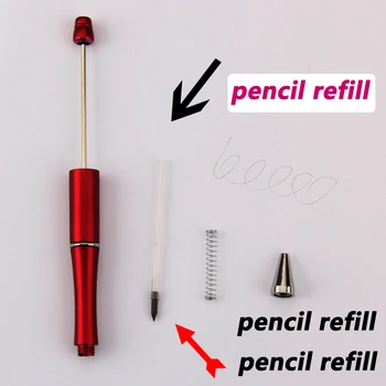 50 шт. для заправки карандашей бисером, сменная ручка для заправки карандашей HB для заправки карандашей