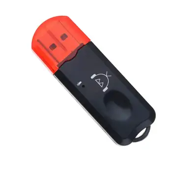 Автомобильный Мини Аудио Стерео Беспроводной USB-приемник Громкой связи, совместимый с Bluetooth Адаптер версии V2.1, Встроенный микрофон, Автомобильный аудиоадаптер