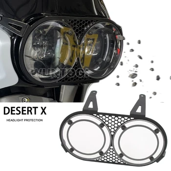 2022 Desert X Новые Аксессуары Для Мотоциклов CNC Алюминиевая Защитная Решетка Фары Протектор Ударопрочный Чехол Для Ducati DesertX
