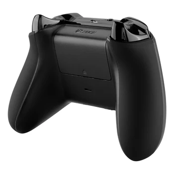 Экстремально мягкая на ощупь Черная Боковая направляющая панель, запасная часть для игрового контроллера Xbox One S/Xbox One X
