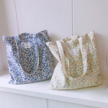Хлопковая и льняная сумочка, хозяйственная сумка из просяной ткани, двусторонняя многоразовая сумка-тоут большой емкости, экологичная