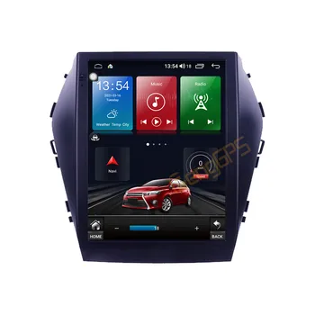 128 Г Android 10,0 Экран в стиле Tesla для Hyundai Santa FE 2013 Автомобильный мультимедийный плеер GPS Радио Авто Стерео головное устройство