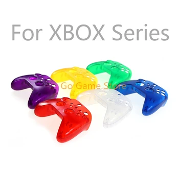 10 комплектов для контроллера Xbox Серии X S Прозрачная Пластиковая Передняя Задняя крышка Корпус Корпус Лицевая панель Чехол