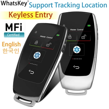 Английский Корейский CF799MF Дисплей ЖК-Автомобильный Ключ Для BMW Для Mercedes-Benz Smart Keyless Entry Поддержка Отслеживания Местоположения Для iPhone