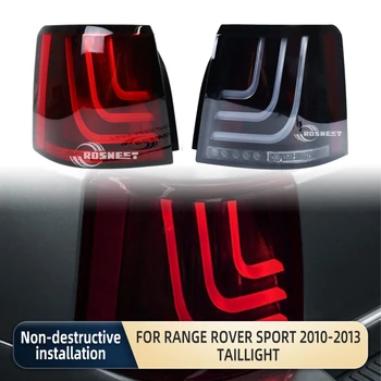 Автомобильные фары для Range Rover Sport 2010-2013, черный/Красный светодиодный задний фонарь, Тормозной сигнал Заднего хода, Автомобильные Аксессуары
