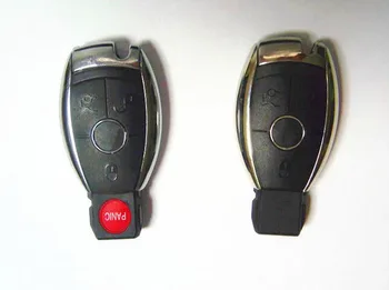 Чехол Smart Remote Key Shell Для Benz GL450 S B CLK Class 3 Кнопка/3 + 1 Кнопка С Лезвием для ключей и Держателем Батареи Брелок для ключей