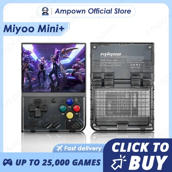MIYOO Mini Plus портативная портативная игровая консоль в стиле ретро V2 Mini + игровая консоль с IPS экраном Linux System Классический игровой подарок для детей