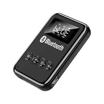 Адаптер приемника-передатчика Bluetooth 5.0 2-в-1 Приемник FM-передатчик для дома Проводные наушники телевизионные колонки автомобильный MP3-плеер