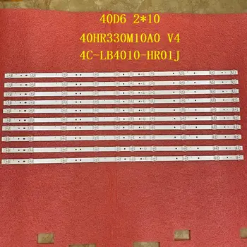 Светодиодная лента подсветки 10LED для TCL 40S6500FS 40S6500 40F6F 40L2F 40D6 10X2 40HR330M10A0 V4 4C-LB4010-HR01J