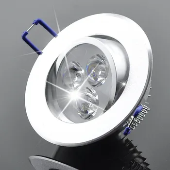 Оптовая продажа 9 Вт Потолочный светильник Epistar LED потолочный светильник Встраиваемый точечный светильник AC85-265v для домашнего освещения светодиодная лампа накаливания