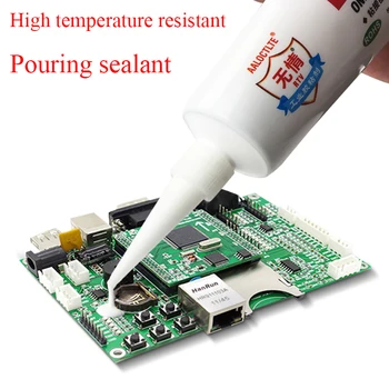 Клей 704 силиконовая резина изоляция печатной платы заливка электронный водонепроницаемый герметик высокотемпературный клей RTV