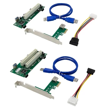Настольная плата адаптера HXBE PCI-Express для PCI PCIe для платы расширения с 1/2 слота Pci