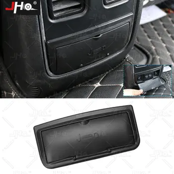JHO ABS Защитный колпачок для задней центральной консоли, кнопка USB-порта для зарядки, подходит для Jeep Grand Cherokee 2011-2021 Аксессуары