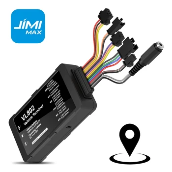 JIMIMAX VL802L Автомобильный Трекер 4G GPS Локатор С двусторонней Связью Bluetooth Устройство Слежения Для Управления автопарком Приложение для борьбы с воровством