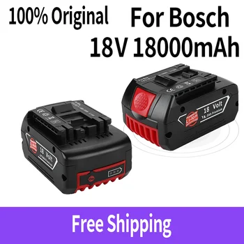 Аккумулятор для инструментов 18 В Емкостью 18000 мАч Подходит для замены Bosch BAT609, BAT618, BAT614 и других электроинструментов Bosch