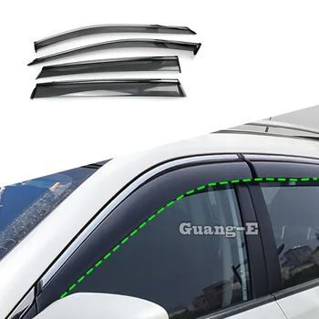 Автомобильный Светильник для кузова, Пластиковое Оконное Стекло, Ветровой Козырек,Защита От Дождя/Солнца, Вентиляционное Отверстие 4 шт. Для Nissan X-Trail XTrail T32/Rogue 2014 2015 2016