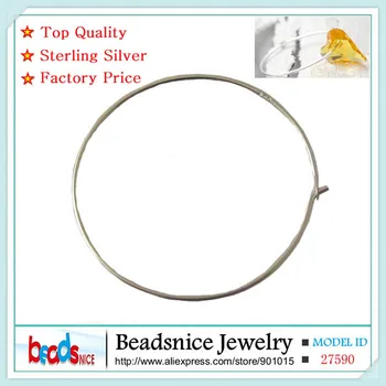 Beadsnice ID27590 уникальные серьги-кольца из настоящего серебра 925 пробы ручной работы, круглые серьги 