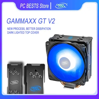 DEEPCOOL GAMMAXX GT V2 4 Кулер с тепловыми Трубками 120 мм RGB Вентилятор с Воздушным Охлаждением для процессора Intel LGA 2066 2011 115X1366 AMD AM4