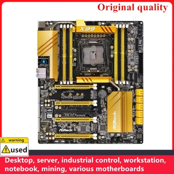 Используется Для материнских плат ASROK X99 OC Formula LGA 2011-3 V3 DDR4 ATX Для разгона Intel X99 Настольная материнская плата SATA III USB3.0
