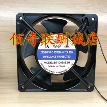 Лучший BT12038S2H переменного тока 220 В 0.12A 120x120x38 мм 2-проводной серверный вентилятор охлаждения