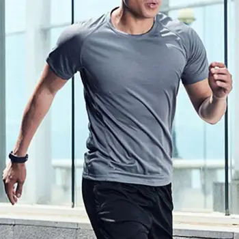Многоцветная быстросохнущая спортивная футболка с коротким рукавом, майки для спортзала, футболка для фитнеса, футболка для тренера по бегу, мужская дышащая спортивная одежда