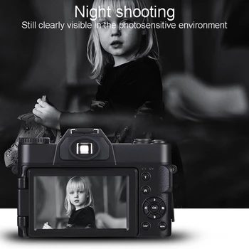 Цифровая Камера 4K HD Micro Single с WiFi Профессиональная Цифровая Камера Vlog Может Использовать Поддержку Объектива Видеокамеры Camara De Video