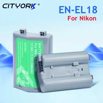 EN-EL18 EN-EL18D Аккумулятор Большой Емкости 3380 мАч для камеры Nikon EN EL18 ENEL18D Z9 D4 D4S D5 D6 MB-D12 D500 D800 D850 MB17 MB18