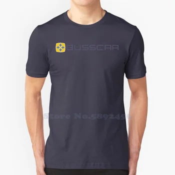 Повседневная футболка с логотипом Busscar, высококачественные футболки из 100% хлопка большого размера с графическим рисунком