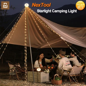 Youpin Starlight Camping Light NexTool Открытый Навес для Садовой Палатки с декоративным светодиодом Длиной 10 м IPX4 Водонепроницаемый Ремень для лампы, пригодный для вторичной переработки