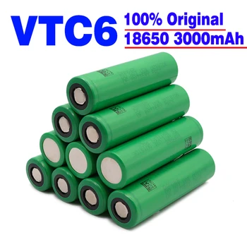 VTC6 3,7 В 3000 мАч литий-ионная аккумуляторная батарея 18650 для US18650 VTC6 30A Игрушки фонарик инструменты