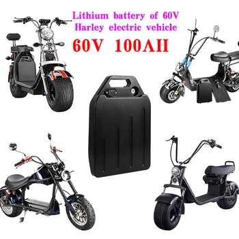 Литиевая батарея электромобиля Водонепроницаемая батарея 18650 60V 50ah для двухколесного складного электрического скутера Citycoco