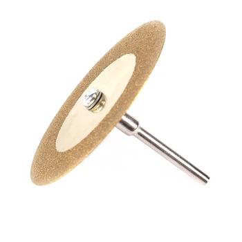 5Шт 20-50 мм мини Алмазный режущий диск Круговой шлифовальный круг Для вращающегося инструмента с хвостовиком 3 мм, делающий пазы и прорези и заподлицо режущий