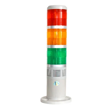Диаметр 50 мм Многослойный трехцветный башенный светильник TB50-3T-D-J с зуммером